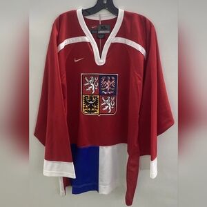 Nike Red and White Team Jersey